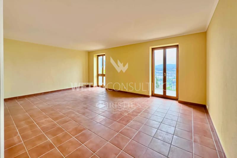 Lugano-Ruvigliana: elegante appartamento con vista mozzafiato sul lago, piscina & giardino in vendita (3)