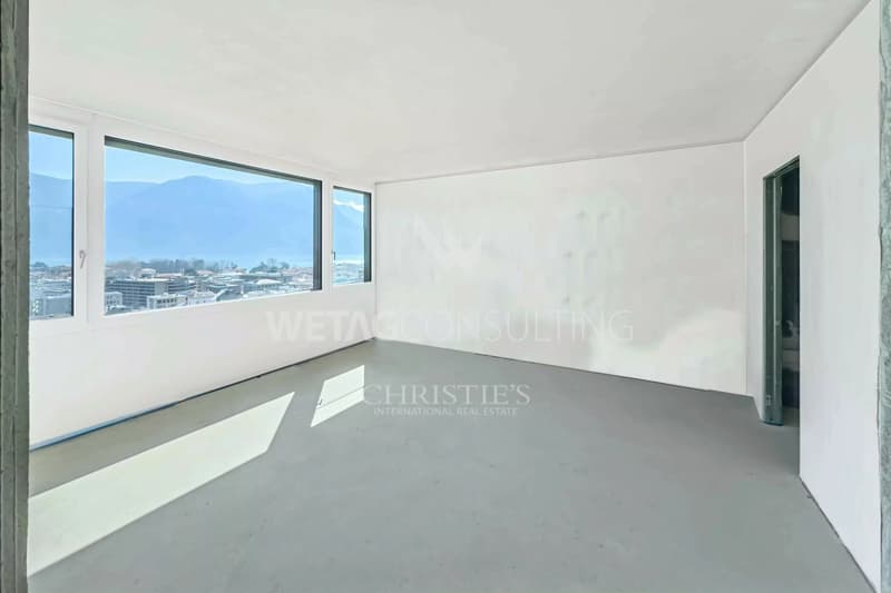 Un penthouse moderne, en cours de construction, avec vue sur la ville et le lac, est à vendre à Lugano (4)