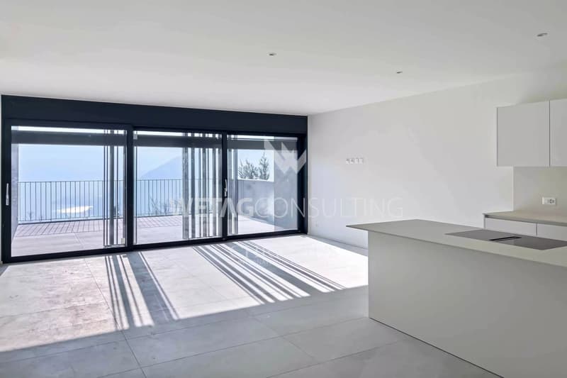 Lugano-Carona: moderne Duplex-Wohnung mit spektakulärem Blick auf den Luganersee zu verkaufen (4)
