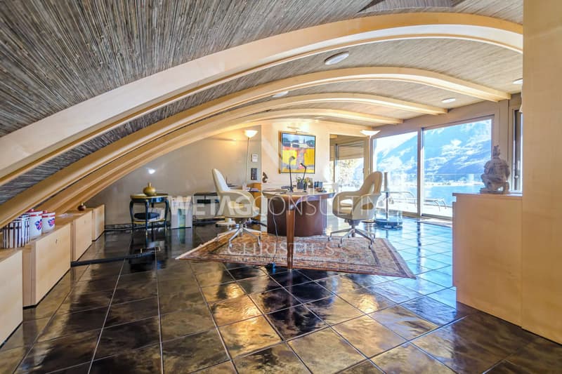 Lugano-Melide : Penthouse moderne avec vue magique sur le lac de Lugano à vendre (7)