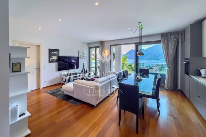 Lugano : appartement moderne avec vue sur le lac à vendre, idéal également comme résidence secondaire (3)