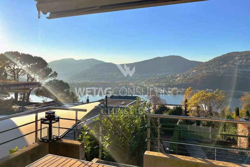 Cozy apartment in Montagnola with lake view &amp; private garden for sale (11)