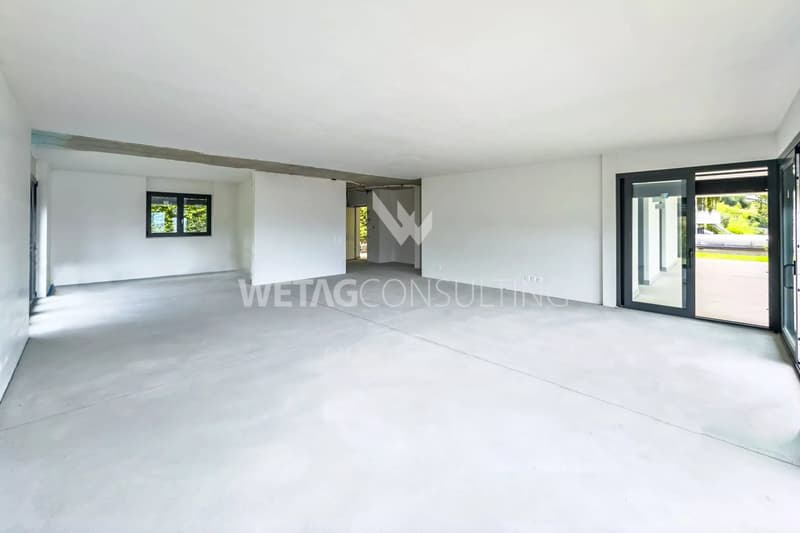 Appartamento in stato grezzo a Lugano-Albonago con giardino privato & vista sul lago ? perfetto anche come residenza di vacanza (4)