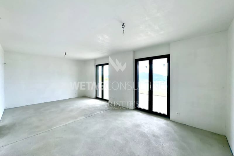 Appartamento in stato grezzo a Lugano-Albonago con giardino privato & vista sul lago ? perfetto anche come residenza di vacanza (5)