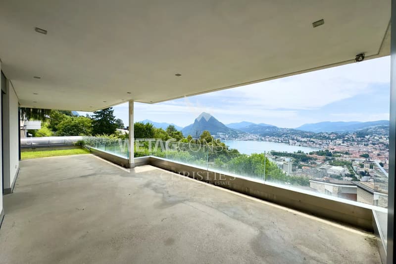 Appartamento in stato grezzo a Lugano-Albonago con giardino privato & vista sul lago ? perfetto anche come residenza di vacanza (6)