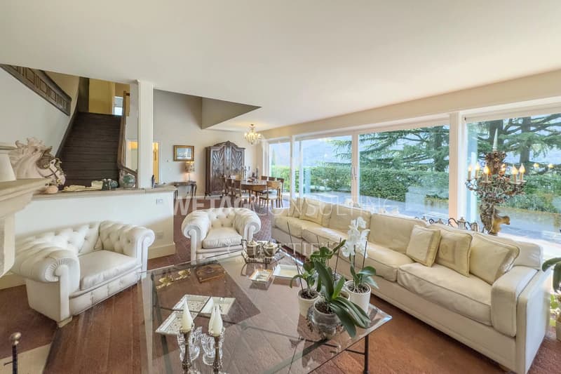 Flair mediterraneo sul Lago di Lugano: Villa elegante con piscina & vista sul lago in vendita, anche possibile come seconda casa (5)