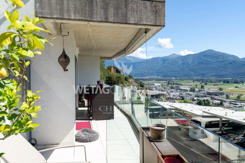 Appartamento moderno e luminoso con grande terrazza, ideale anche come seconda casa, in vendita a Gordola (9)