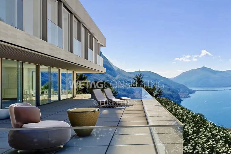 Appartamento 6.5 locali con vista incantevole sul lago di Lugano in vendita (1)