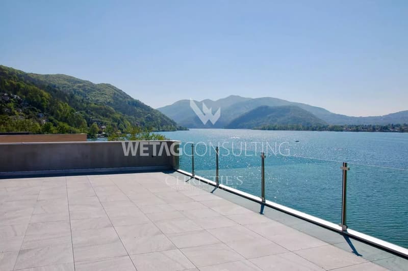 Penthouse di lusso a Muzzano sul Lago di Lugano con una bella terrazza sul tetto in vendita (4)