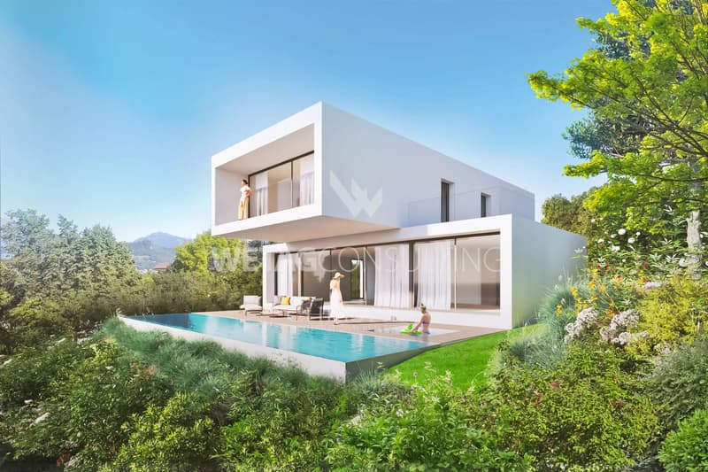 Lugano: 679 m² Bauland mit bewilligtem Bauprojekt & erteilter Baubewilligung zu verkaufen (1)