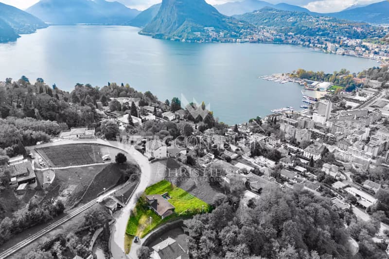 Lugano: 679 m² Bauland mit bewilligtem Bauprojekt & erteilter Baubewilligung zu verkaufen (2)