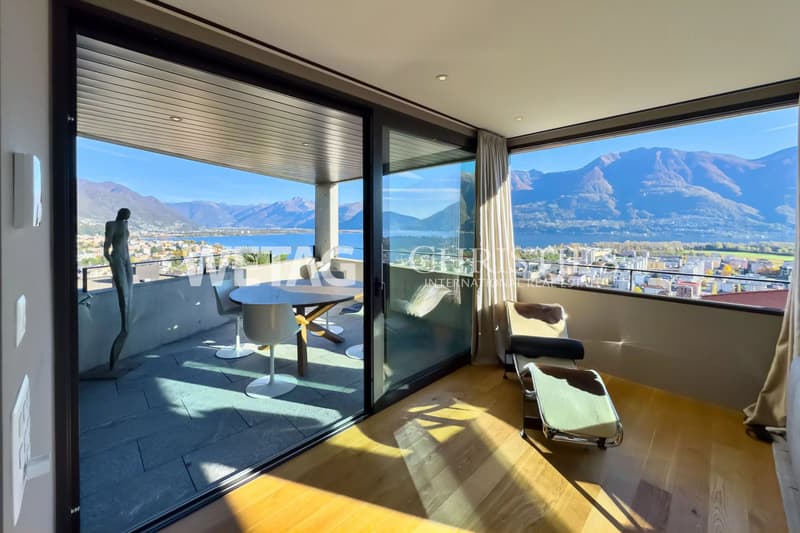 Appartement duplex moderne & lumineux avec vue sur le lac à vendre à Locarno-Monti (4)