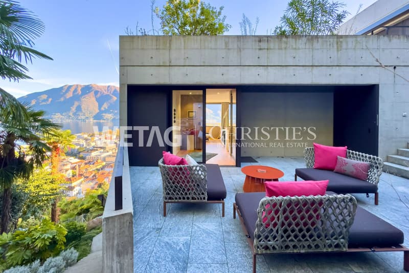 Appartement duplex moderne & lumineux avec vue sur le lac à vendre à Locarno-Monti (13)