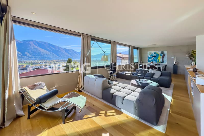 Appartement duplex moderne & lumineux avec vue sur le lac à vendre à Locarno-Monti (5)