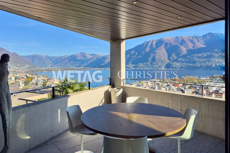 Appartement duplex moderne & lumineux avec vue sur le lac à vendre à Locarno-Monti (1)