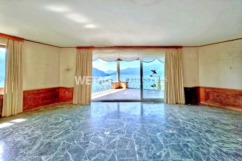 Mediterrane Villa mit Aussenpool & Panoramablick, ideal auch als Ferienresidenz, zu verkaufen in Ronco sopra Ascona (4)