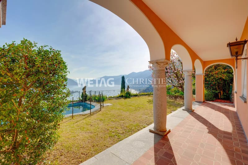 Mediterrane Villa mit Aussenpool & Panoramablick, ideal auch als Ferienresidenz, zu verkaufen in Ronco sopra Ascona (10)