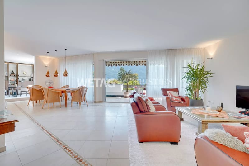 Penthouse esclusivo e spazioso con vista panoramica sul lago ad Ascona in vendita (3)