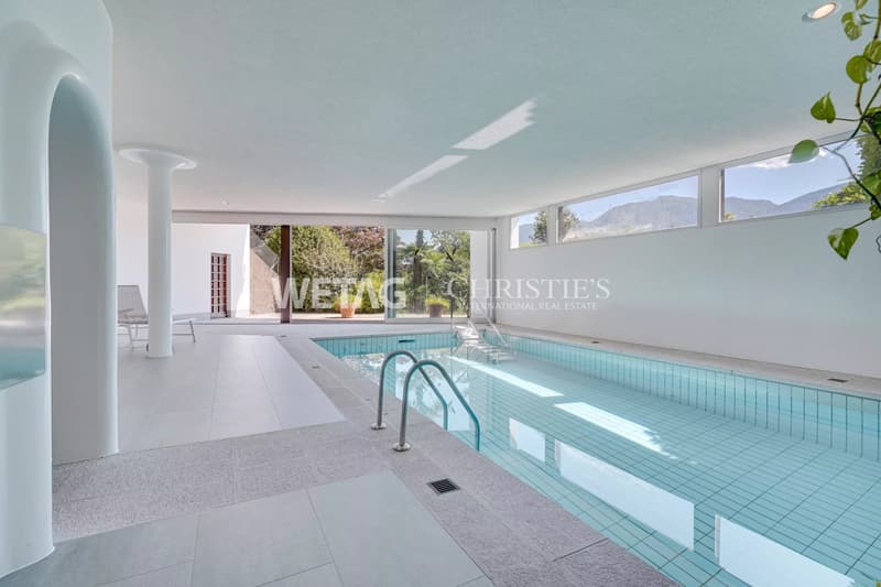 Penthouse esclusivo e spazioso con vista panoramica sul lago ad Ascona in vendita (13)