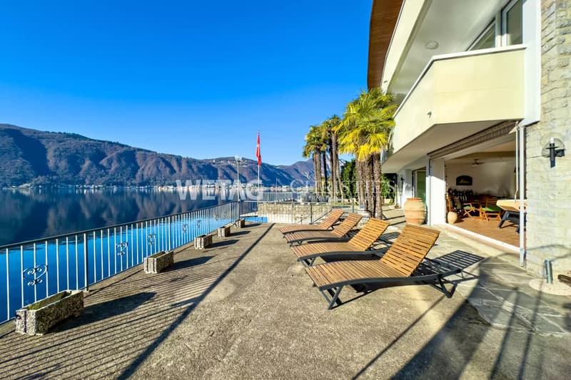 Villa exclusive en vente sur les rives du lac à Lugano-Bissone, avec 2 emplacements de bateau couverts & 3 au dock, possible comme résidence secondaire (11)