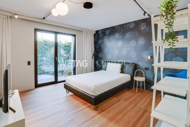 Moderne Duplexwohnung neueren Baujahrs mit grossem Privatgarten zum Verkauf in Lugano-Savosa (8)