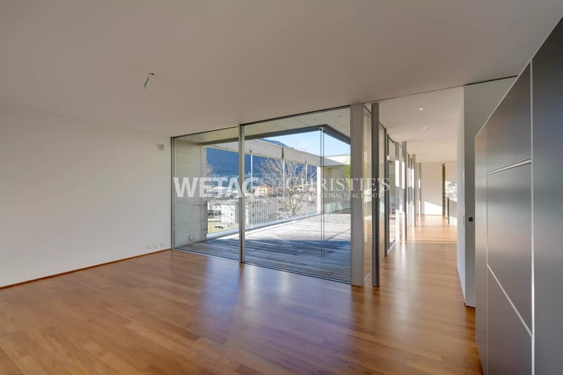 Moderne Villa mit grosszügigen Terrassen & Garten zum Verkauf in Bironico (3)