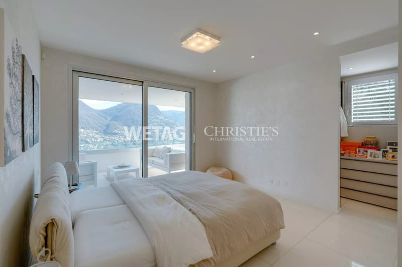 Lugano-Porza: Elegante Wohnung mit Blick auf den Luganersee & privatem Pool  zu verkaufen ? auch als Zweitwohnsitz möglich (6)