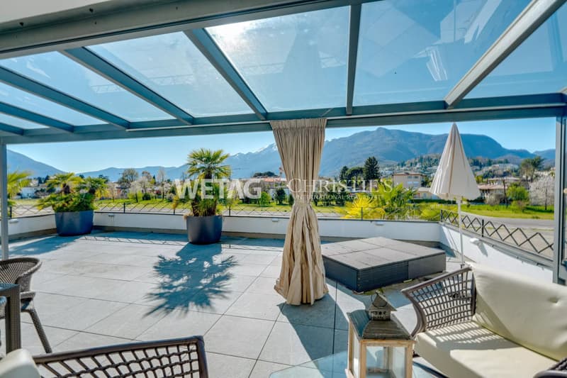 Ascona: In der Nähe des Golf Club Patriziale, modernes & grosszügiges Penthouse mit weitläufiger Terrasse zu verkaufen (12)