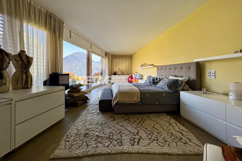 Lugano-Savosa: Wohnung mit grossem Privatgarten & Blick auf den Luganersee zu verkaufen (5)