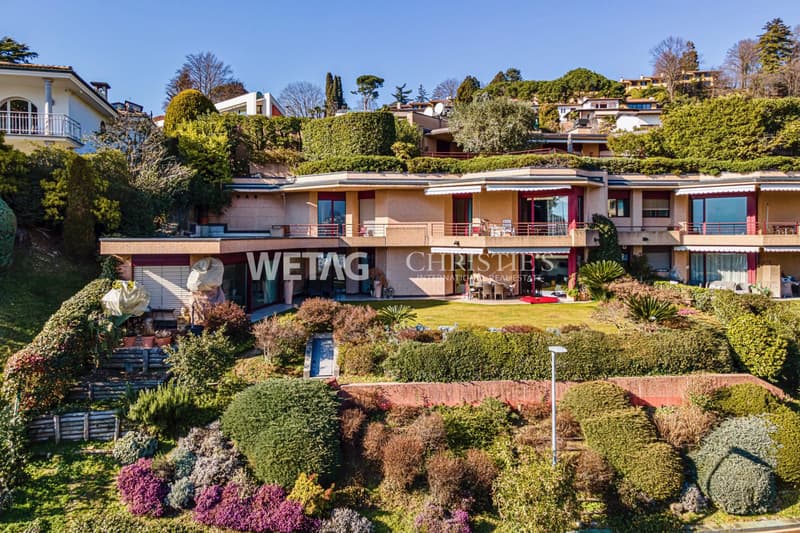 Lugano-Savosa: Wohnung mit grossem Privatgarten & Blick auf den Luganersee zu verkaufen (1)