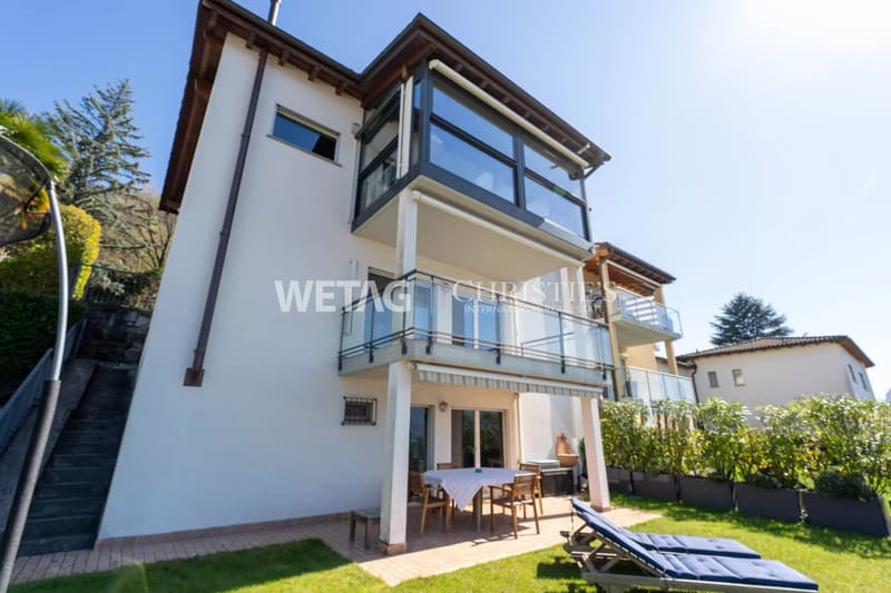 Lugano-Viganello: Elegante Villa mit grosszügiger Panoramaterrasse zu verkaufen (1)
