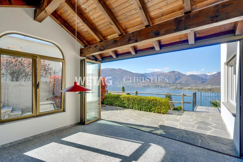 Gambarogno?San Nazzaro: moderne Villa mit Panoramablick auf den Lago Maggiore, auch ideal als Ferienresidenz, zu verkaufen (5)