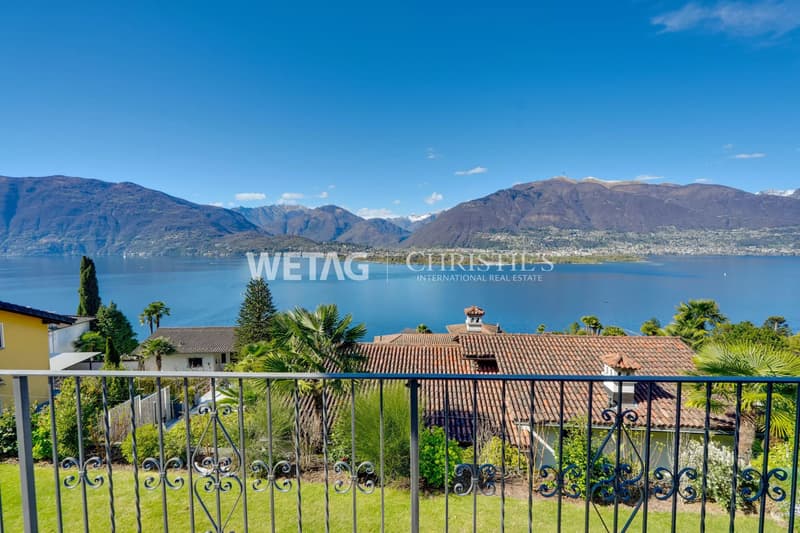 Gambarogno?San Nazzaro: moderne Villa mit Panoramablick auf den Lago Maggiore, auch ideal als Ferienresidenz, zu verkaufen (1)
