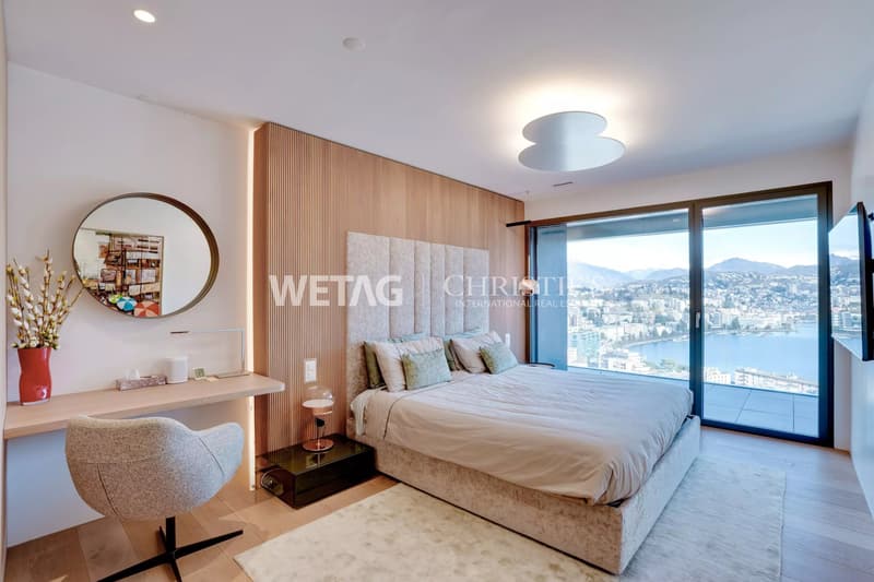 Moderne Attikawohnung zum Verkauf in Lugano-Paradiso mit herrlichem Seeblick, auch ideal als Zweitwohnsitz. (5)