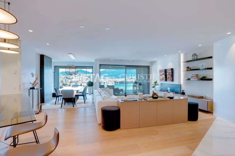 Moderne Attikawohnung zum Verkauf in Lugano-Paradiso mit herrlichem Seeblick, auch ideal als Zweitwohnsitz. (2)