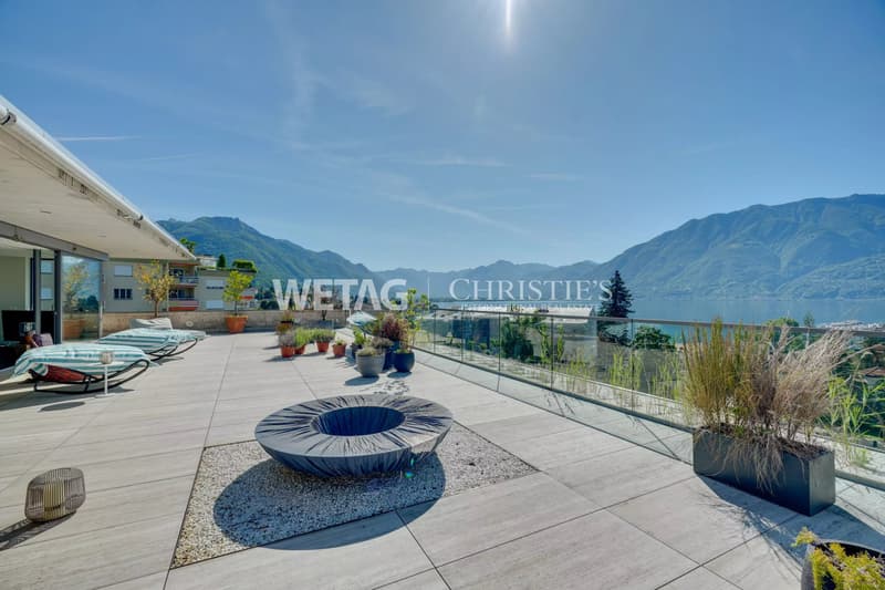 Helle & exklusive Penthousewohnung mit grosser Terrasse & Panoramablick zu verkaufen in Locarno (1)