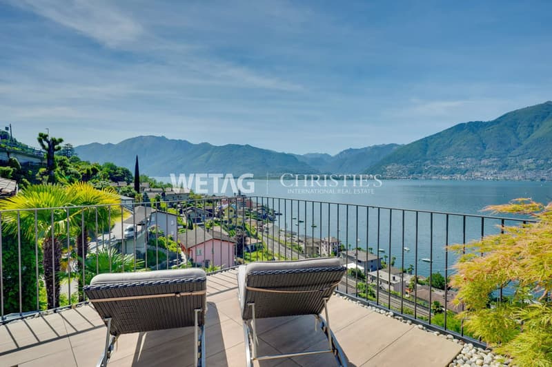 Moderne Villa mit Terrassen & spektakulärem Seeblick in Vira Gambarogno zu verkaufen (6)