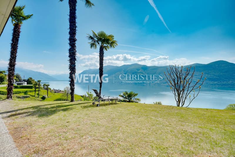 Brissago: Zu verkaufen grosszügige Villa mit herrlichem Seeblick, viel Natur & absoluter Ruhe, ideal auch als Ferienresidenz (9)
