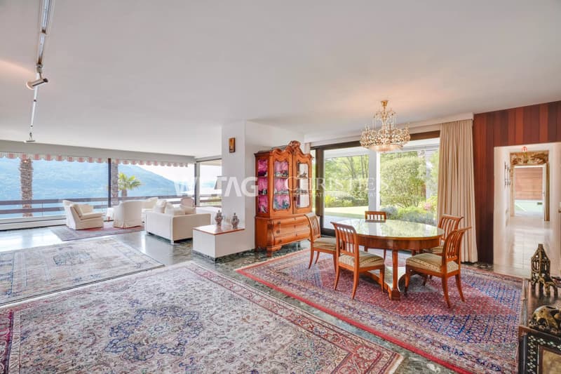 Brissago: Zu verkaufen grosszügige Villa mit herrlichem Seeblick, viel Natur & absoluter Ruhe, ideal auch als Ferienresidenz (11)