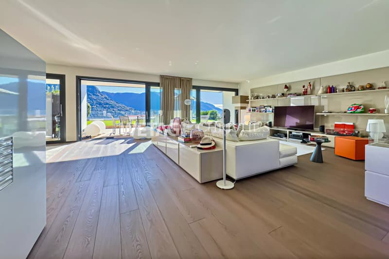 Wohnung in Porza mit privatem Garten & Blick auf den See zu mieten (7)