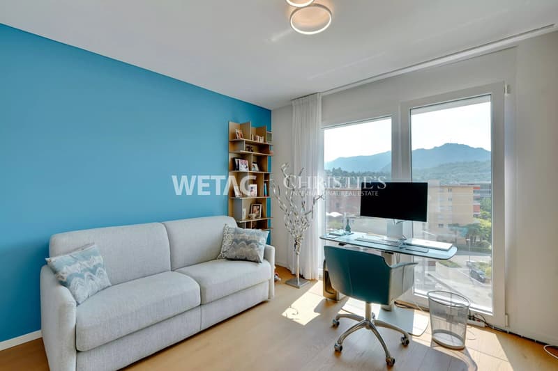 Lugano-Agno: Moderne Penthouse-Wohnung zu verkaufen, nur wenige Schritte vom Luganersee entfernt (7)