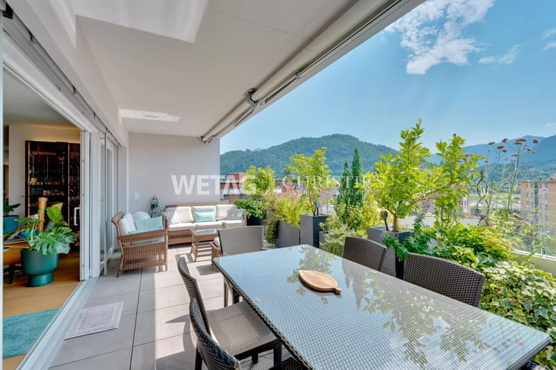Lugano-Agno: Moderne Penthouse-Wohnung zu verkaufen, nur wenige Schritte vom Luganersee entfernt (6)