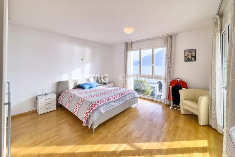 Moderne Attikawohnung mit grosszügigen Terrassen & Blick auf den Lago Maggiore in Brissago zu verkaufen (7)