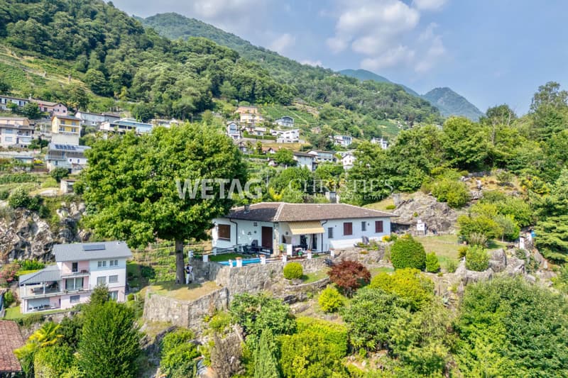 Riazzino?Lavertezzo: Mediterrane Villa mit grossem Garten & Aussenpool zu verkaufen (13)
