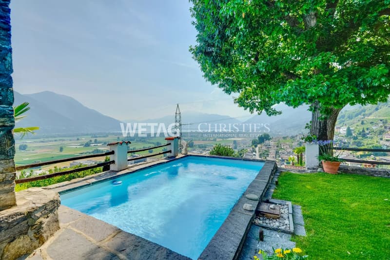 Riazzino?Lavertezzo: Mediterrane Villa mit grossem Garten & Aussenpool zu verkaufen (9)