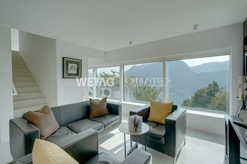 Lugano-Carona: Moderne Villa mit herrlichem Panoramablick auf den Luganersee zu verkaufen ? Zweitwohnsitz möglich (10)