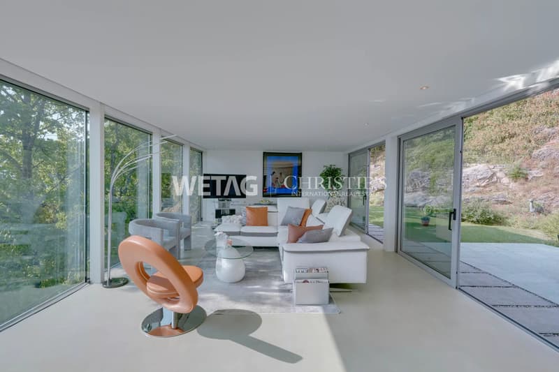 Lugano-Carona: Moderne Villa mit herrlichem Panoramablick auf den Luganersee zu verkaufen ? Zweitwohnsitz möglich (4)