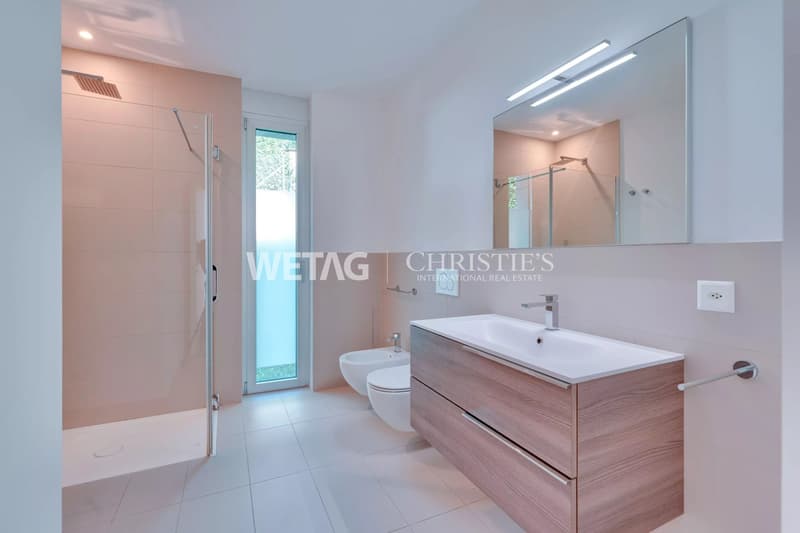 Lugano-Montagnola: Moderne Wohnung mit privatem Garten, SPA & Gemeinschaftspool zu verkaufen ? Erstwohnsitz (7)