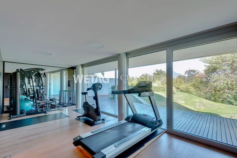 Lugano-Montagnola: Moderne Wohnung mit privatem Garten, SPA & Gemeinschaftspool zu verkaufen ? Erstwohnsitz (12)