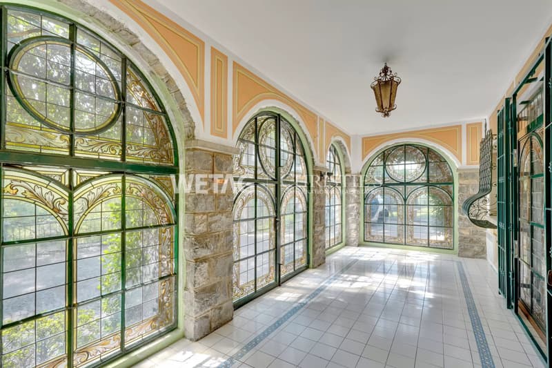 Lugano-Castel San Pietro: Elegante Villa inmitten einer grünen Oase mit Tennisplatz zu verkaufen ? Erstwohnsitz (13)